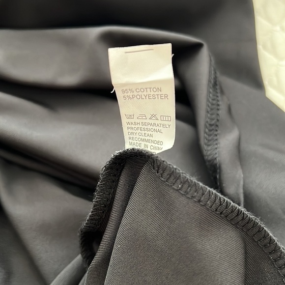 Dillards little black dress Sz 1X 3/4 sleeves crossed front - Picture 9 of 9